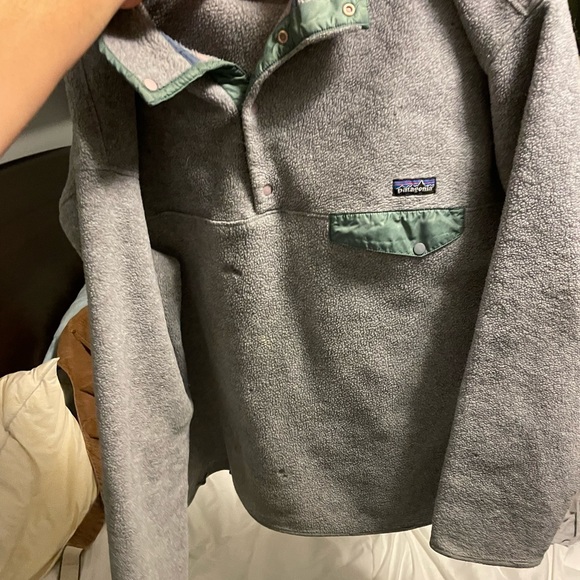 Vintage 1990s deep pile synchilla heavyweight Patagonia fleece snap t - Picture 11 of 11